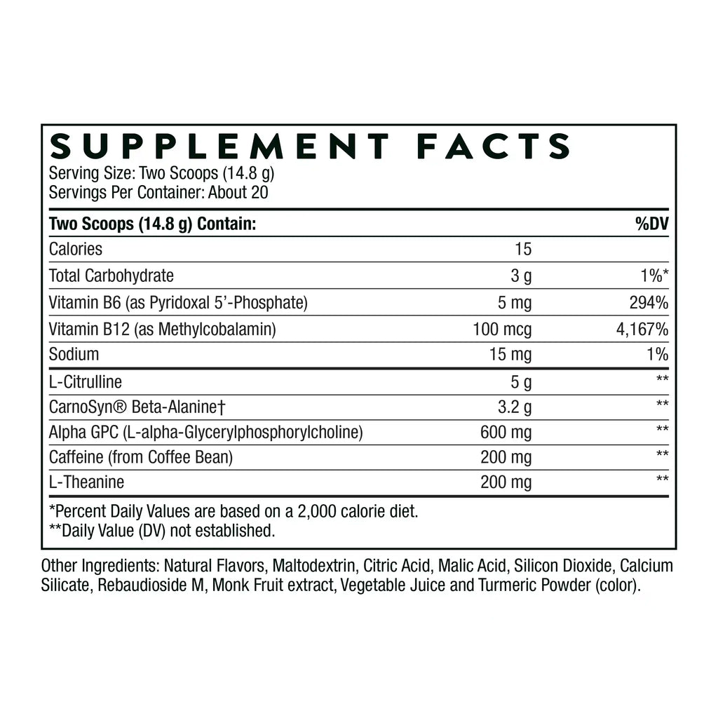 Advanced Pre-Workout